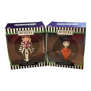 CULTUREFLY Animated Series BEETLEJUICE & RED LYDIA VINYL FIGURE 4.5" SET
